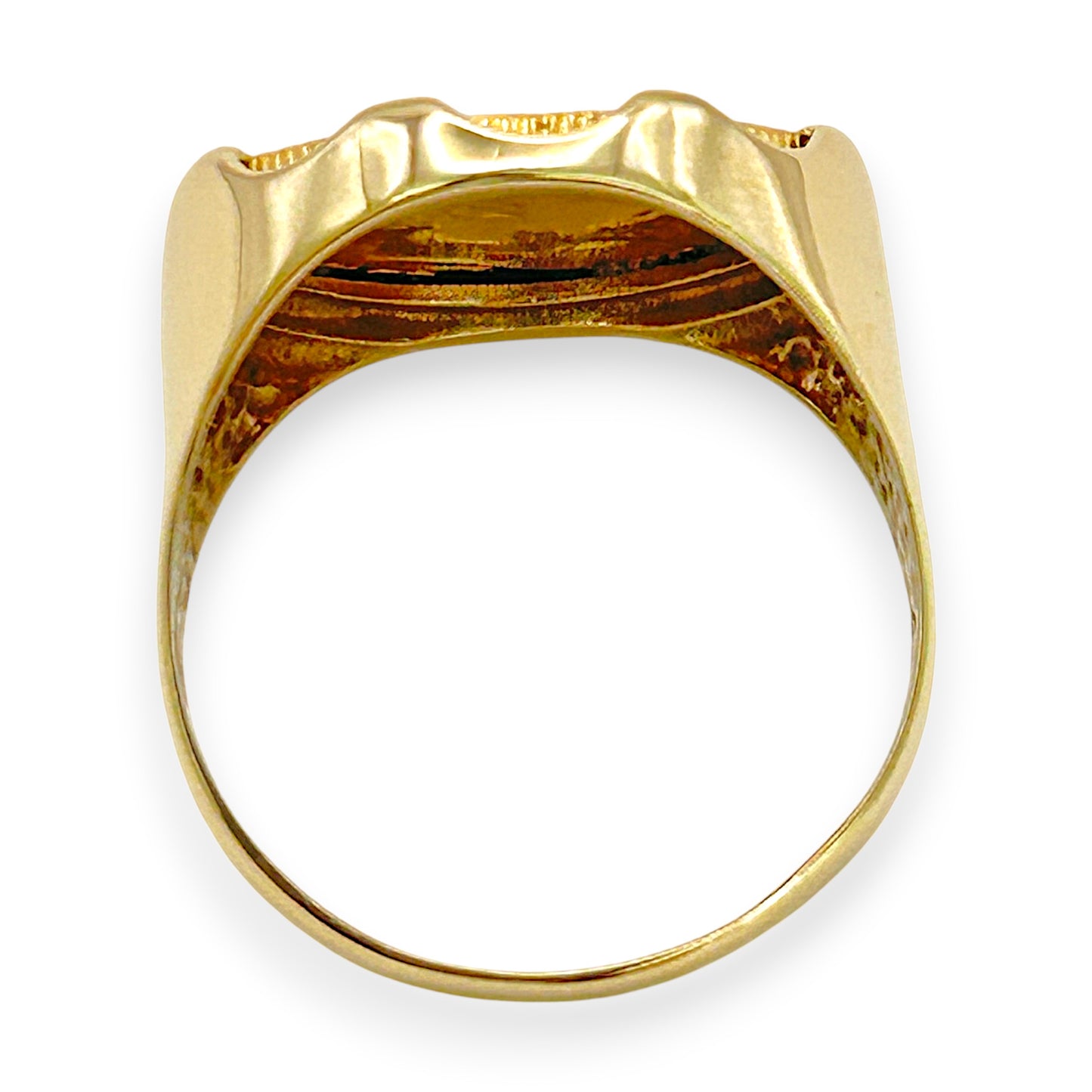NZGD | 22ct (22K) Imperial 1910 Half Sovereign in 9ct Ring Size Y