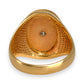 NZGD | 9ct Gold Auric North Star Signet Ring Size Z 1/2
