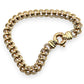 NZGD| 9ct Y/R Gold Two‑Tone Rollo Harmony Bracelet 21cm
