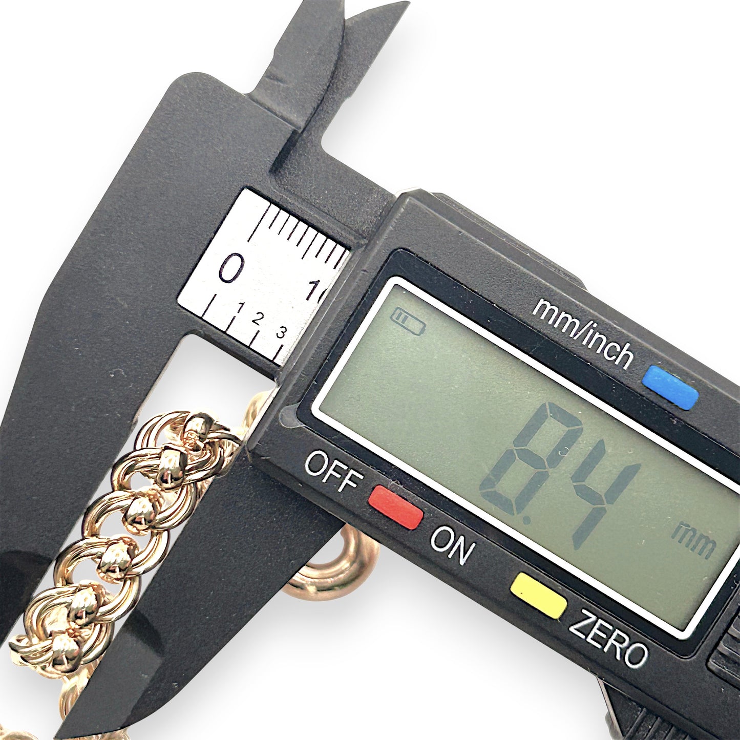 NZGD| 9ct Y/R Gold Two‑Tone Rollo Harmony Bracelet 21cm