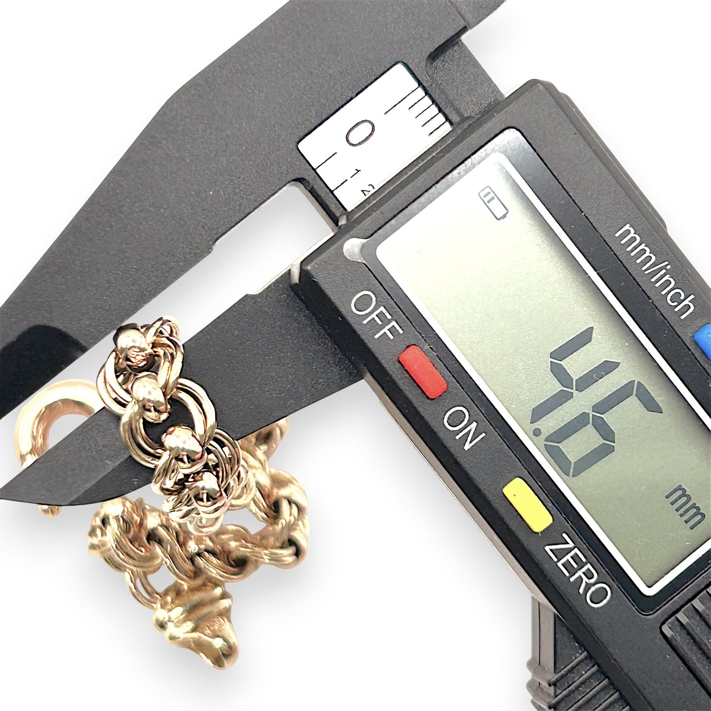 NZGD| 9ct Y/R Gold Two‑Tone Rollo Harmony Bracelet 21cm