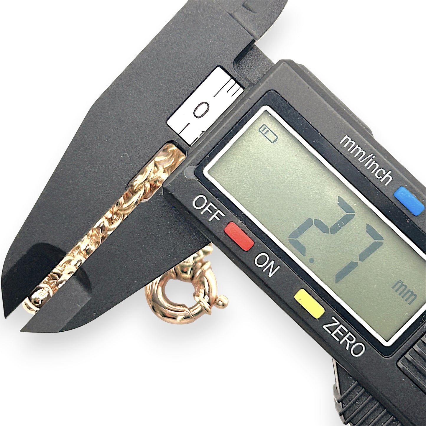 NZGD| 9ct Y/R Gold Two‑Tone Rollo Harmony Bracelet 21cm