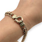NZGD| 9ct Y/R Gold Two‑Tone Rollo Harmony Bracelet 21cm