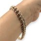 NZGD| 9ct Y/R Gold Two‑Tone Rollo Harmony Bracelet 21cm