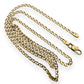 NZGD | 18ct Gold Modern Mariner Link Chain 45cm