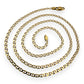 NZGD | 18ct Gold Modern Mariner Link Chain 45cm