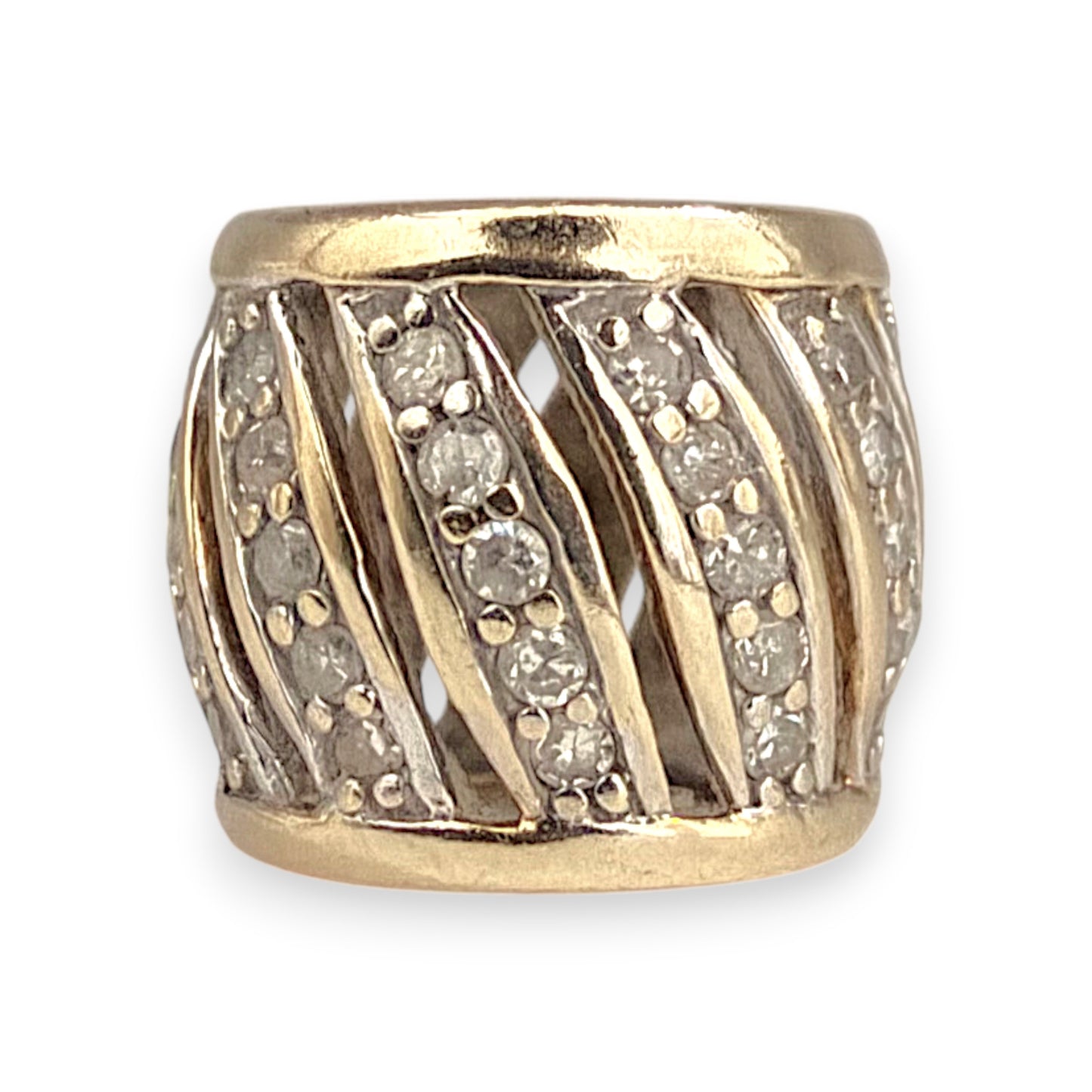 NZGD | 10ct Gold MICHAEL HILL Diamond Accent Bead Charm
