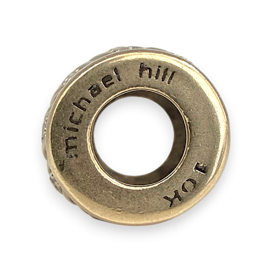 NZGD | 10ct Gold MICHAEL HILL Diamond Accent Bead Charm