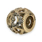 NZGD | 10ct Gold MHJ Heart‑Glow Diamond Bead Charm