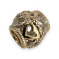 NZGD | 10ct Gold MHJ Heart‑Glow Diamond Bead Charm