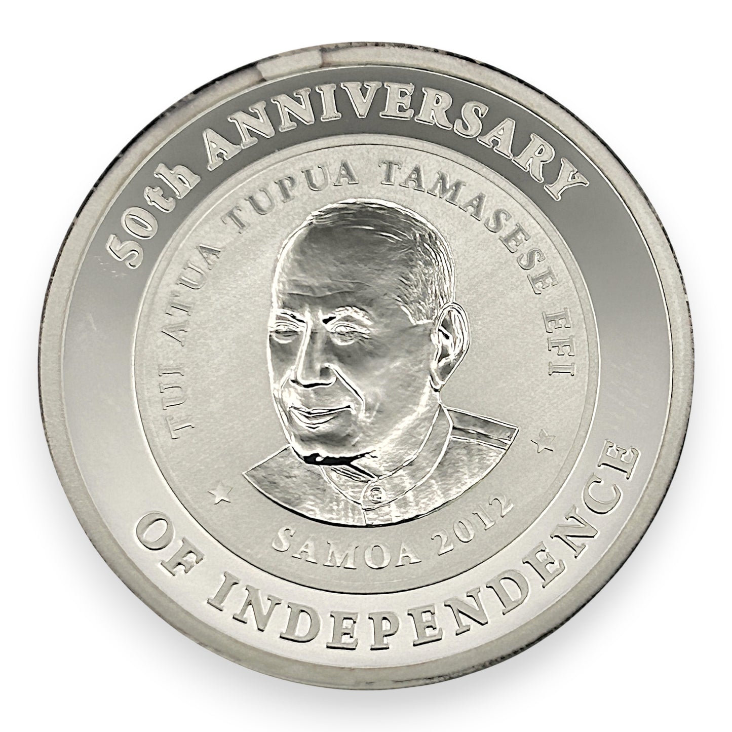 NZGD | Silver Coin Samoa 2012 – 50th Anniversary of Independence