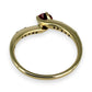 NZGD | 9ct Gold Crimson Glow Crown Ruby Ring Size O