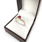 NZGD | 9ct Gold Crimson Glow Crown Ruby Ring Size O