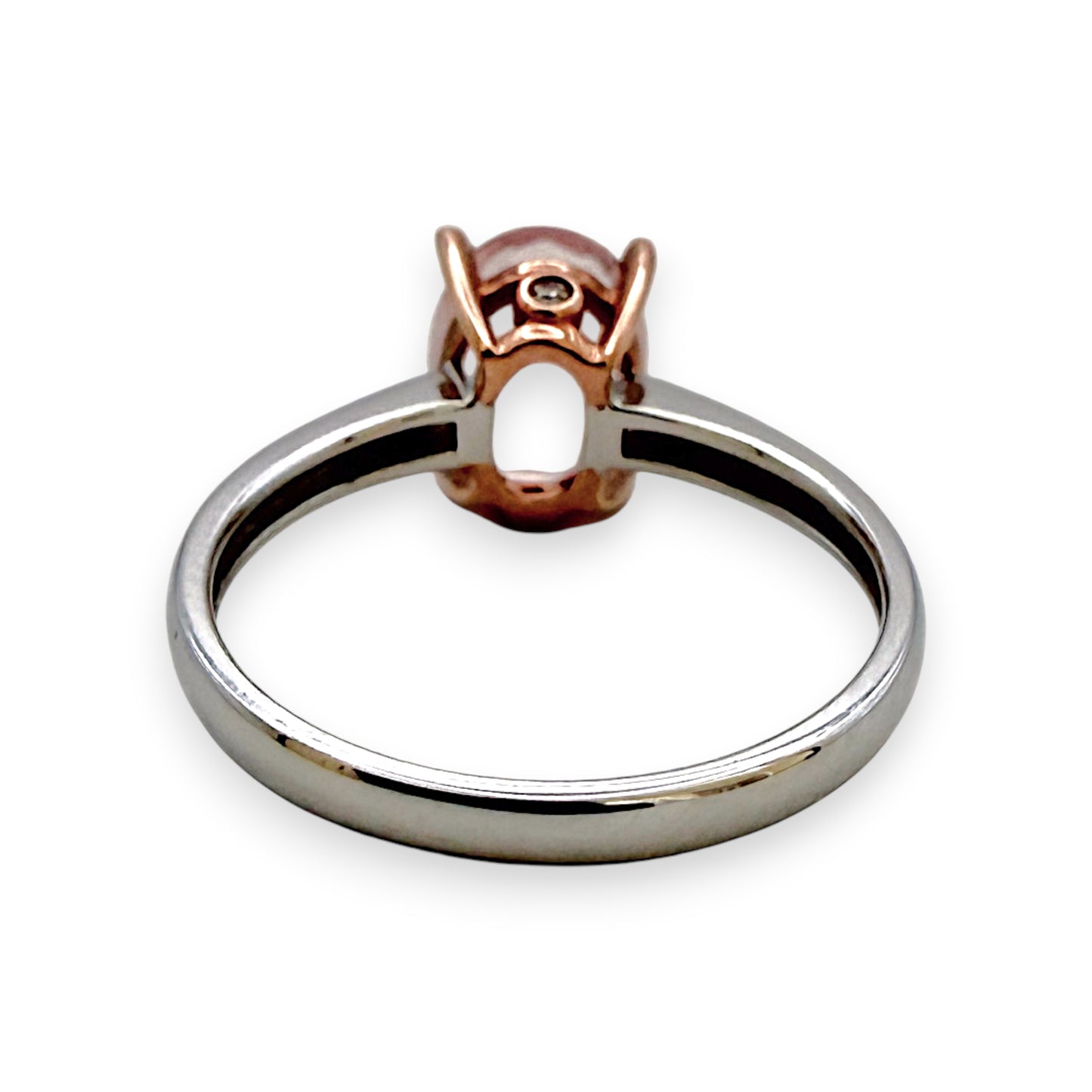 NZGD | 9ct W/R Gold Enchanted Rose Glow Ring Size O 
