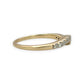NZGD | 9ct Gold CZ Wishbone Ring Size Q
