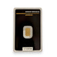 NZGD | 24ct Gold Bar Argor‑Heraeus 1 Gram - Swiss Bar