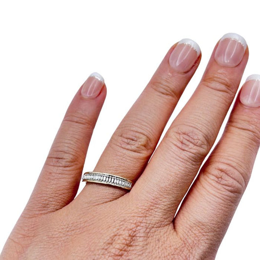 9ct Gold Baguette Diamond Ring
