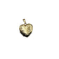 9ct Gold Engraved Heart Locket Pendant