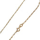 Elegant 9ct Gold Figaro 1-1 Chain