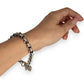 SILVER DEAL | Sterling Silver Belcher Bracelet with Padlock Length 19cm