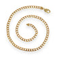GOLD DEAL | FLASH SALE 9ct (9K) Gold Square Curb/Cuban Link Chain Length 58cm