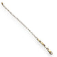 9ct Gold Oval Link Solid Bracelet, Diamond & Engraved "I ♡ YOU". R # 424