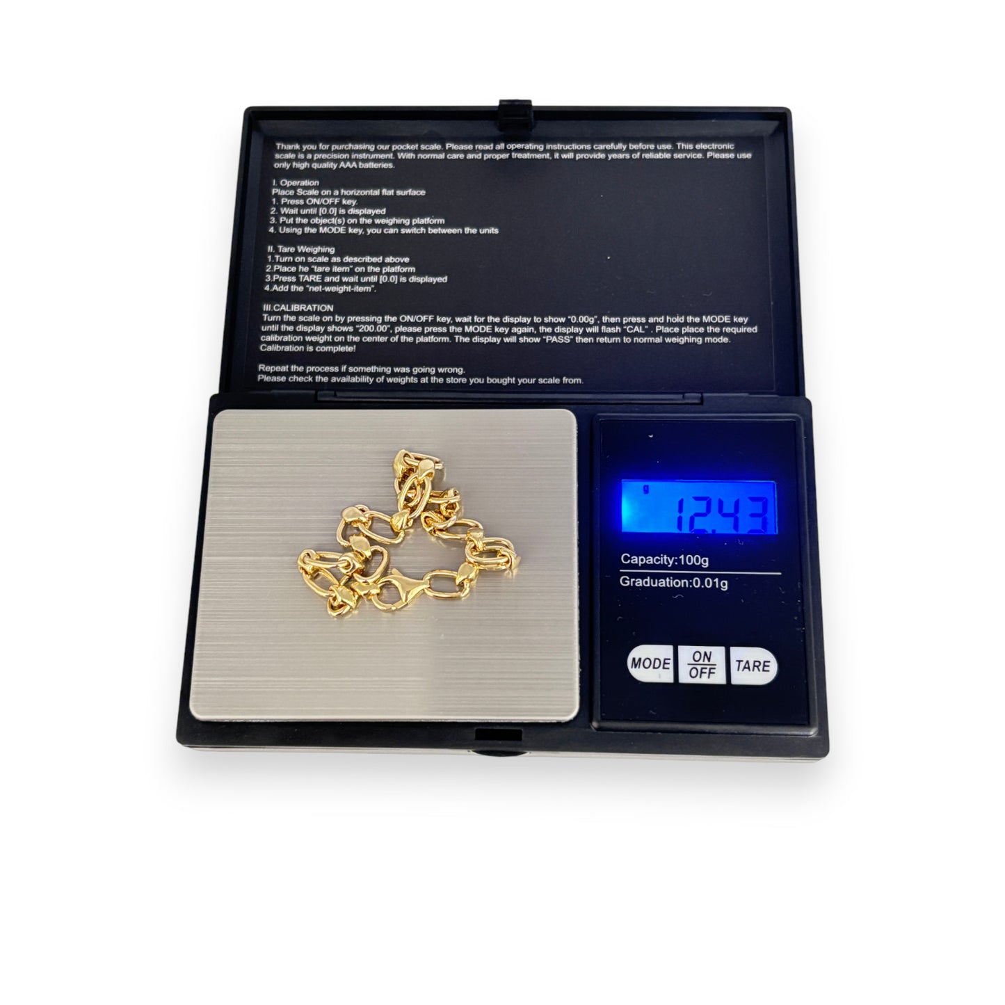 9ct Gold Bracelet Near New Condition, Valuation $3,000. R # 426