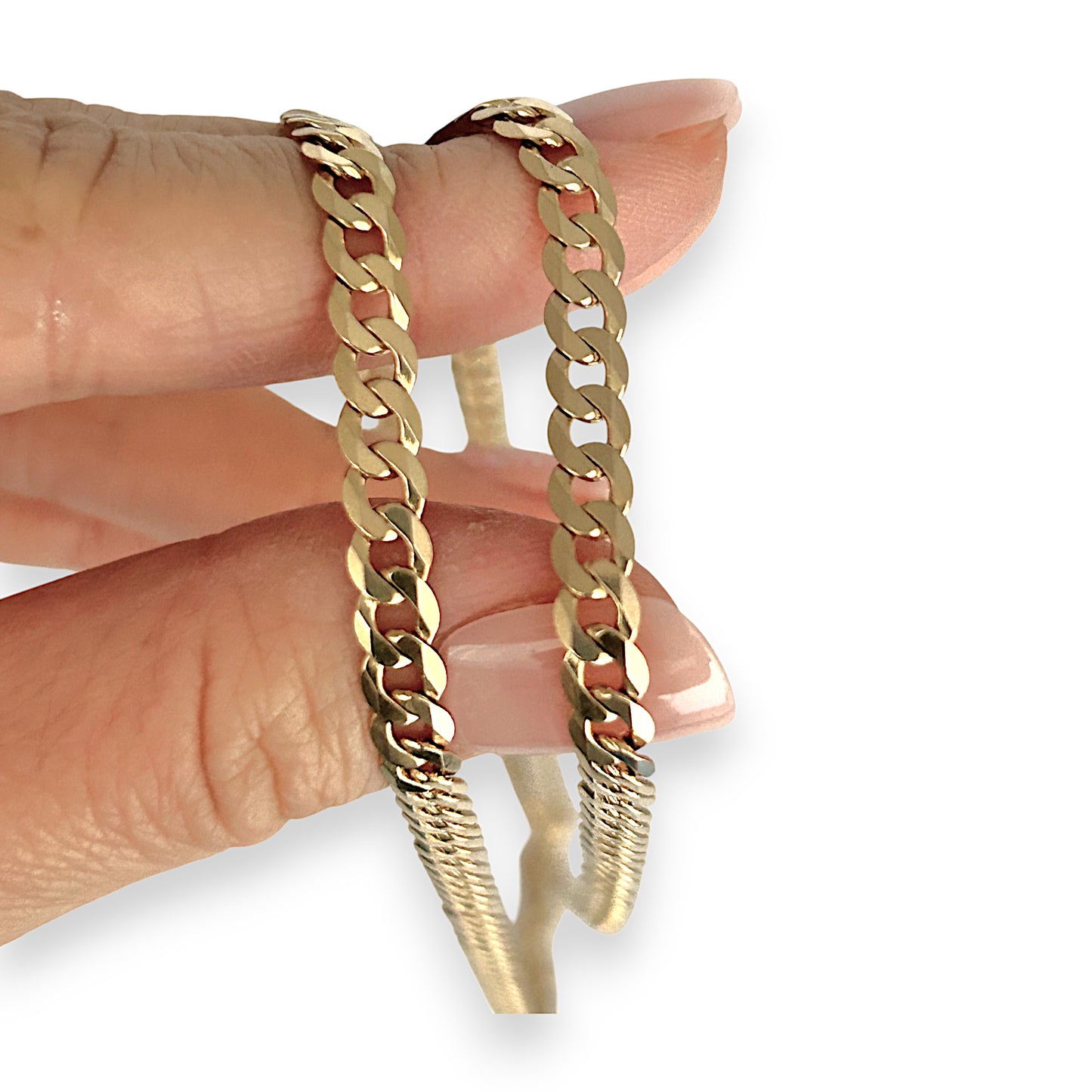 GOLD DEAL | 9ct (9K) Gold Flat Curb Link 70cm Chain Valuation $4,175