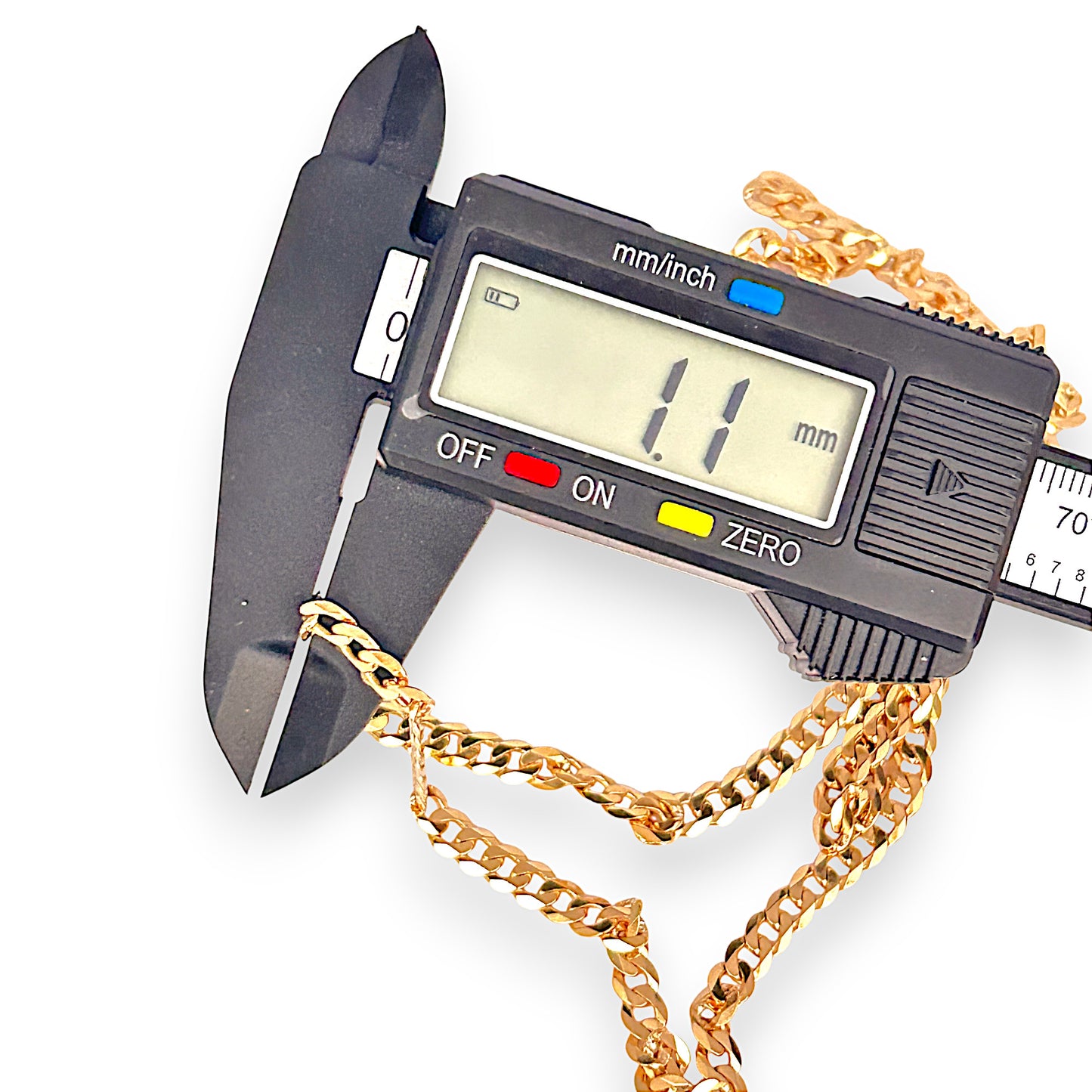GOLD DEAL | 9ct (9K) Gold Flat Curb Link 70cm Chain Valuation $4,175