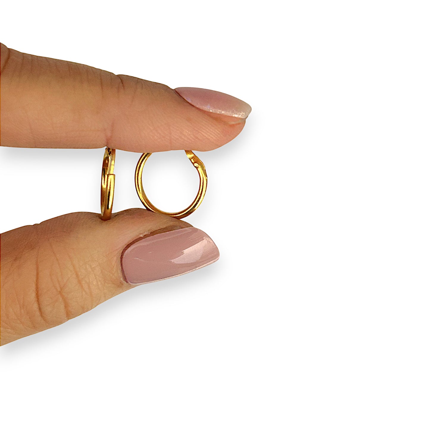 GOLD DEAL | 22K Gold Soft Round Hoop Earrings