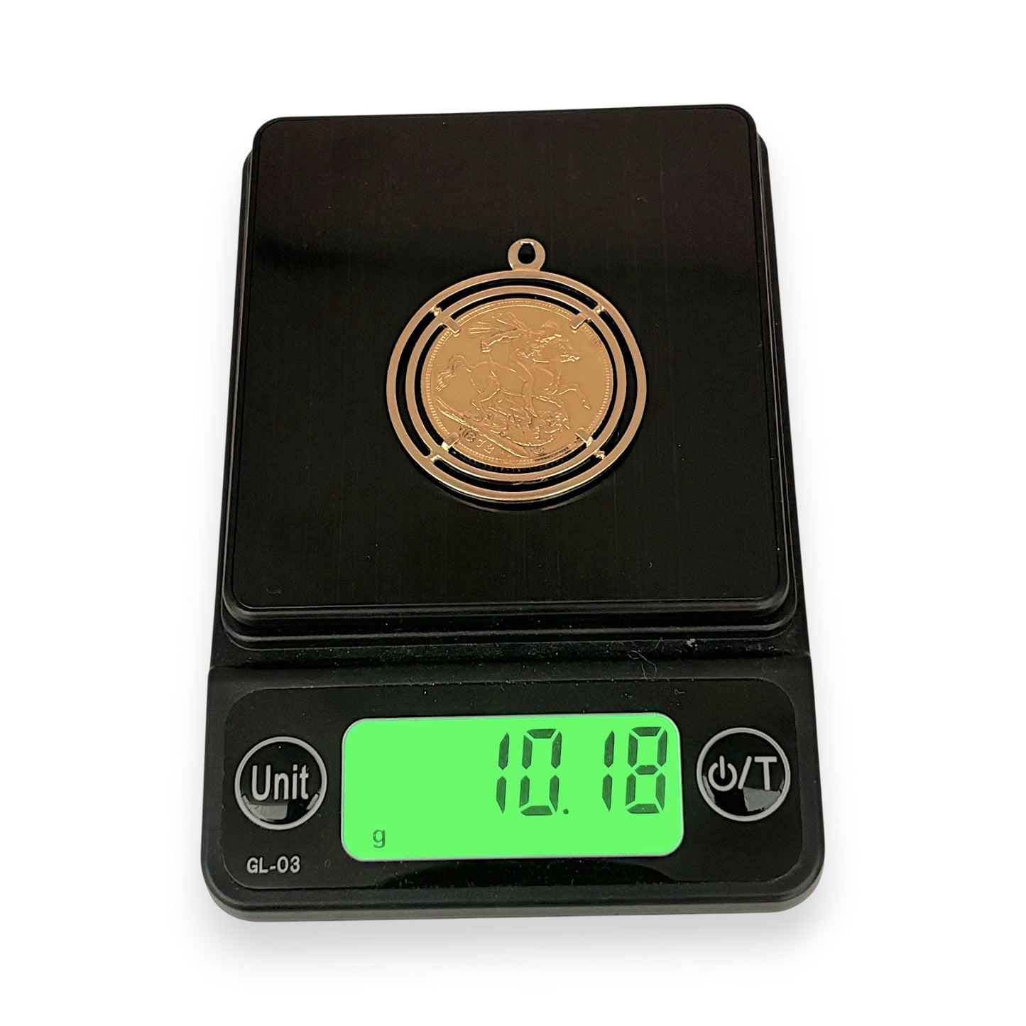 NZGD | Imperial Legacy 22ct Full Sovereign 1872 in 9ct Gold Pendant