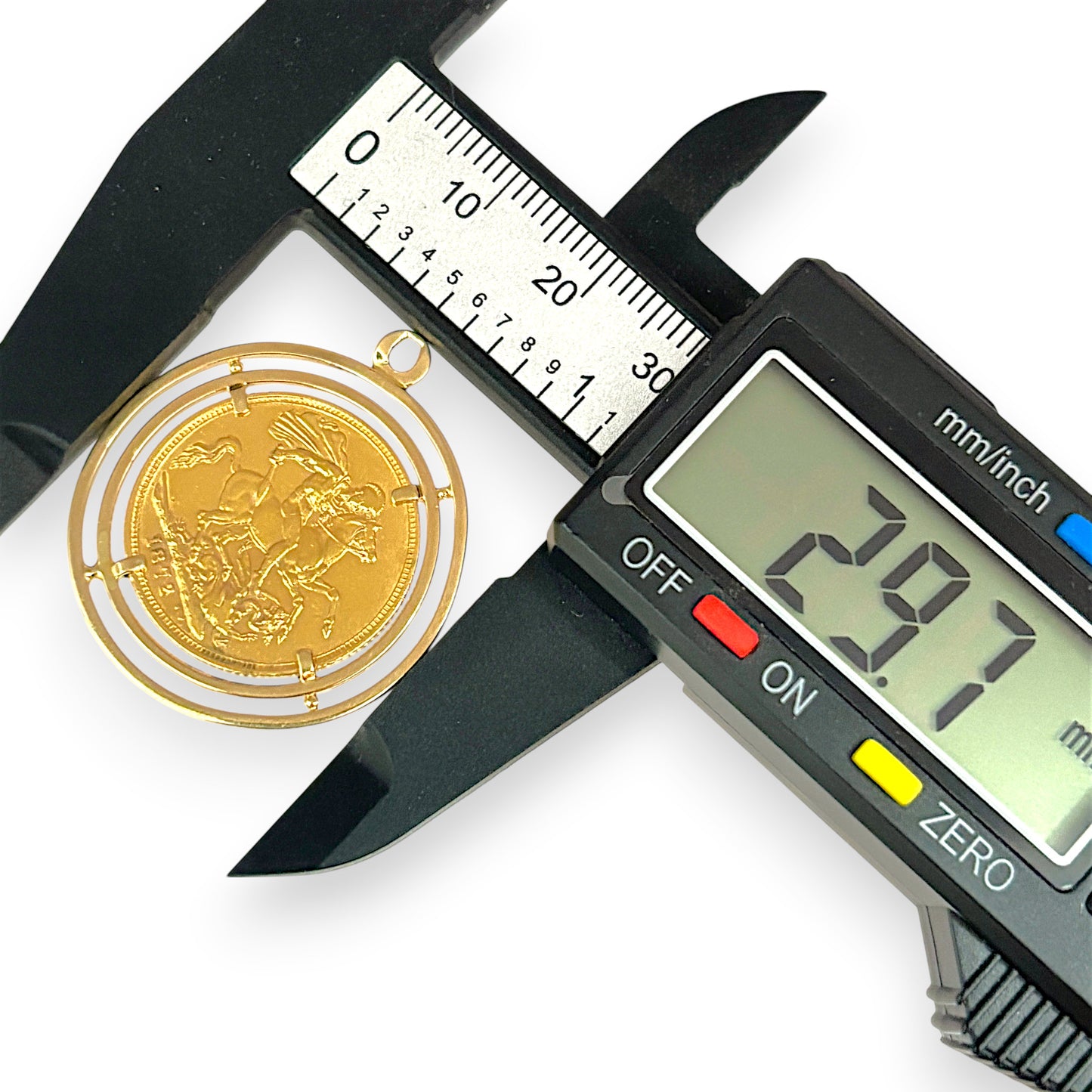 NZGD | Imperial Legacy 22ct Full Sovereign 1872 in 9ct Gold Pendant