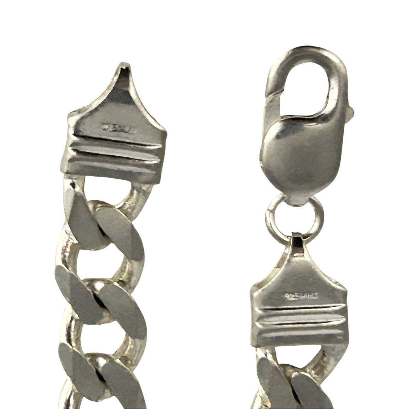 SILVER DEAL | MHJ Sterling Silver Curb Link Bracelet Length 20cm