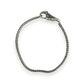 SILVER DEAL | Trollbeads Foxtail Bracelet - Floral Clasp Length 19cm