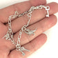 SILVER DEAL | Sterling Silver Charm Bracelet- Keys & Anchor & Kangaroo