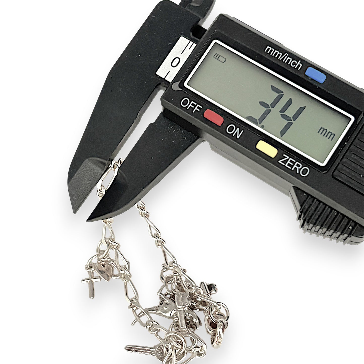 SILVER DEAL | Sterling Silver Charm Bracelet- Keys & Anchor & Kangaroo