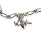 SILVER DEAL | Sterling Silver Charm Bracelet- Keys & Anchor & Kangaroo