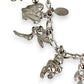SILVER DEAL | Sterling Silver Vintage Charm Bracelet 19.5cm