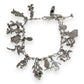 SILVER DEAL | Sterling Silver Vintage Charm Bracelet 19.5cm