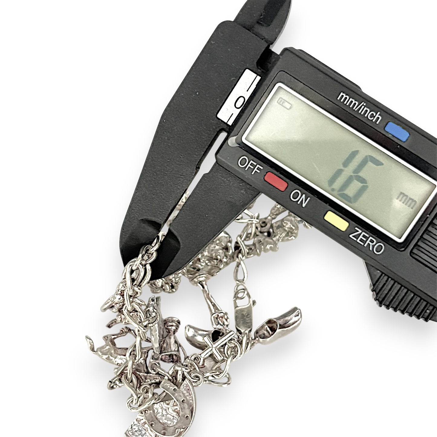 SILVER DEAL | Sterling Silver Vintage Charm Bracelet 19.5cm