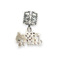 SILVER DEAL | Sterling Silver Dangle Charm - Merry Christmas