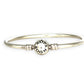 SILVER DEAL | Pandora Moments Bangle - Unique As You are, Size 19