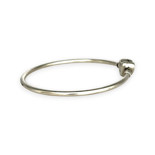 SILVER DEAL | Pandora Moments Bangle - Family Forever Size 21