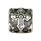SILVER DEAL | Sterling Silver Charm - Angular Cross