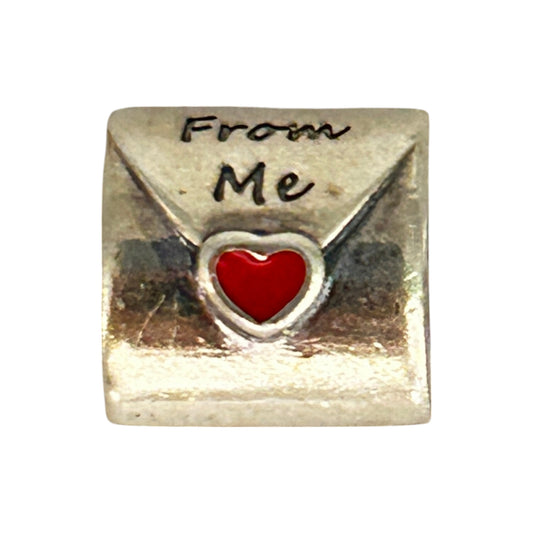 SILVER DEAL | Pandora Sterling Silver Bead Charm - Love Letter