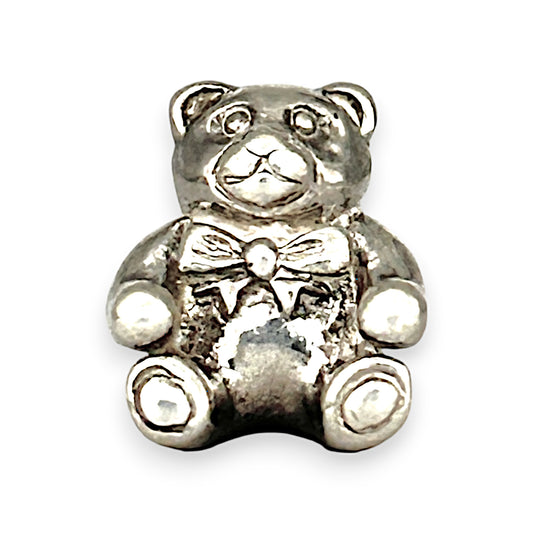 SILVER DEAL | MHJ Sterling Silver Charm - Bear with Bow