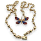 NZGD | 18ct Gold Butterfly Bloom Necklace 45cm