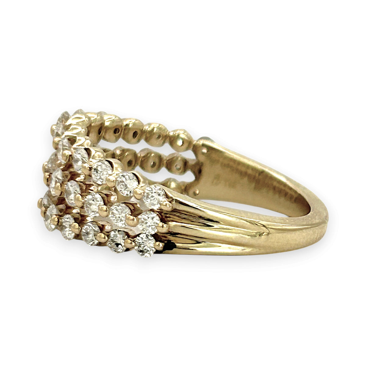 NZGD | 9ct Gold Aurora Lace Ring Valuation $1,800