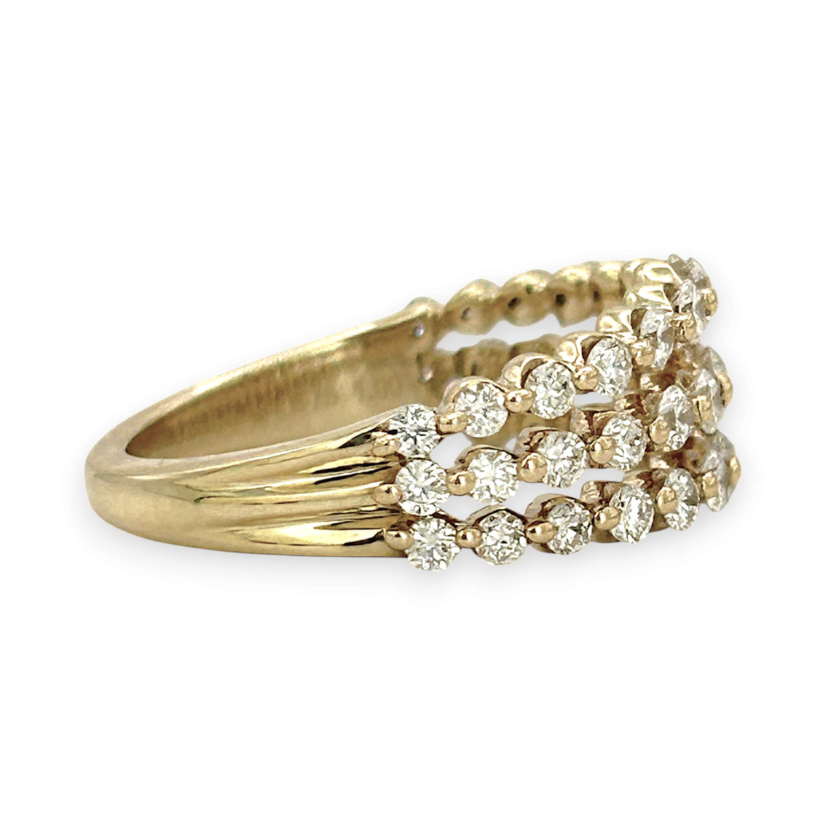 NZGD | 9ct Gold Aurora Lace Ring Valuation $1,800