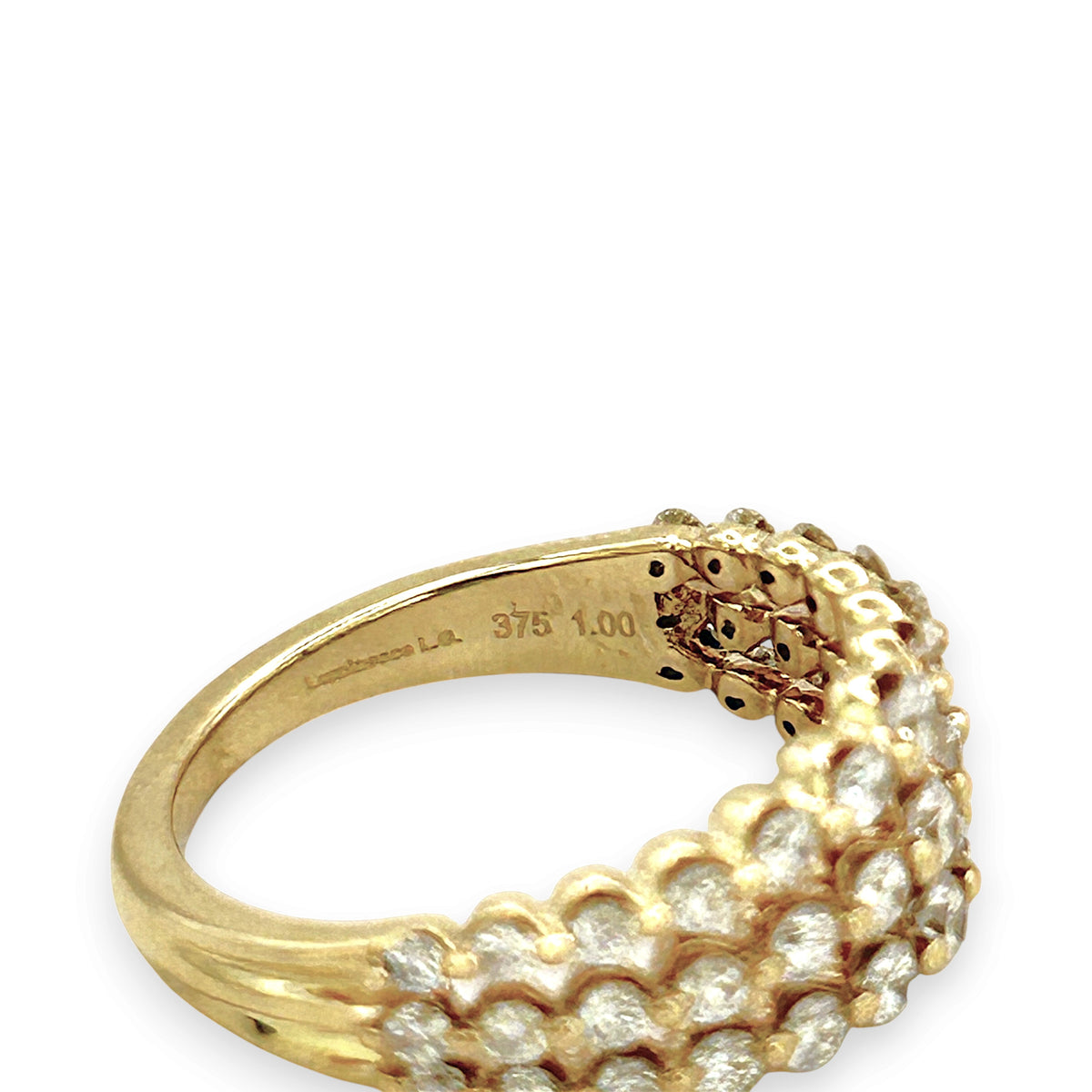 NZGD | 9ct Gold Aurora Lace Ring Valuation $1,800